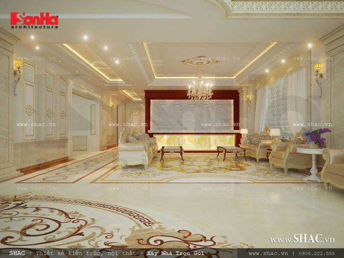 Quầy lễ tân của khách sạn