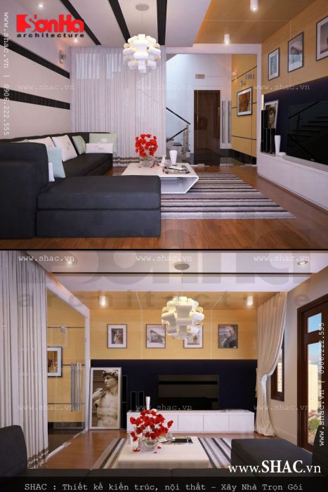 Bố trí sofa phòng khách