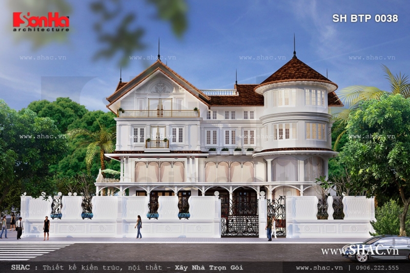 Biệt thự 4 tầng