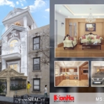 Thiết kế nhà ống 3 tầng kiểu Pháp đẹp