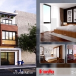 Thiết kế nhà phố 3 tầng kiểu hiện đại