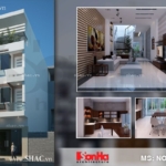Thiết kế nhà phố 4 tầng diện tích 50m2
