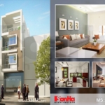 Thiết kế nhà phố 4m mặt tiền đẹp