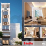 Thiết kế nhà phố 5 tầng tại Quảng Ninh