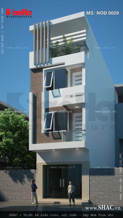 Nhà phố hiện đại 50m2