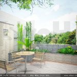 Tiểu cảnh sân thượng nhà phố