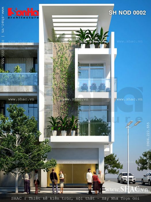 Thi công nhà ống trọn gói 4 tầng tại Hải Phòng - SH NOD 0002 1