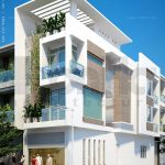 Xây nhà trọn gói nhà ống 4 tầng đẹp