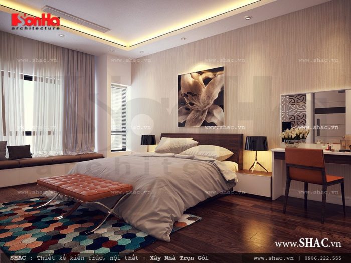 bố trí không gian phòng ngủ hợp lý