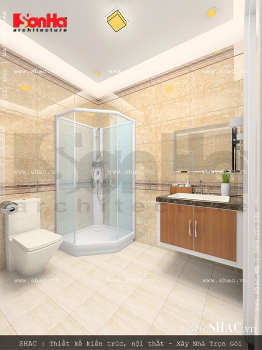 Không gian phòng WC hiện đại