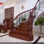 Cầu thang gỗ đẹp