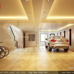 Gara tầng 1 rộng 8m