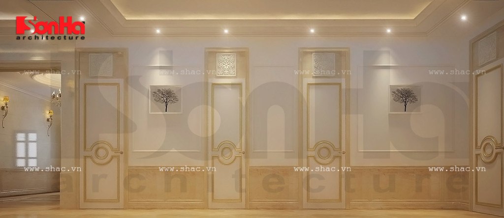 Hành lang dọc các tầng