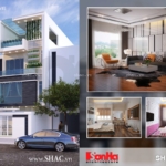 Nhà phố 4 tầng mặt tiền 6m50 đẹp