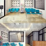 Phòng kinh doanh trên tầng 2