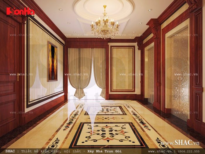 Thiết kế khách sạn mini 5 tầng kiểu Pháp đẹp - SH KS 0016 1