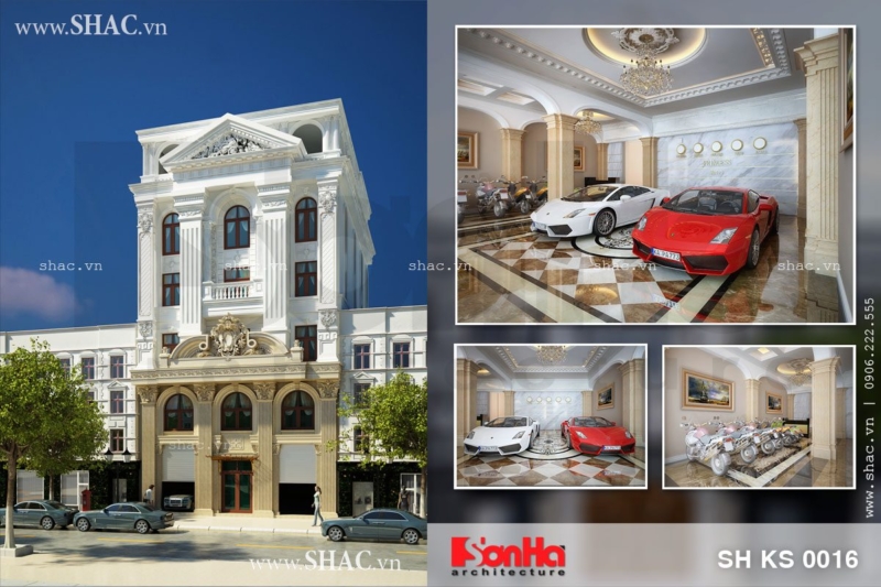 Khách sạn mini 5 tầng đẹp