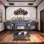 Phòng thờ đẹp và thoáng