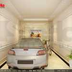 Gara để xe cho biệt thự