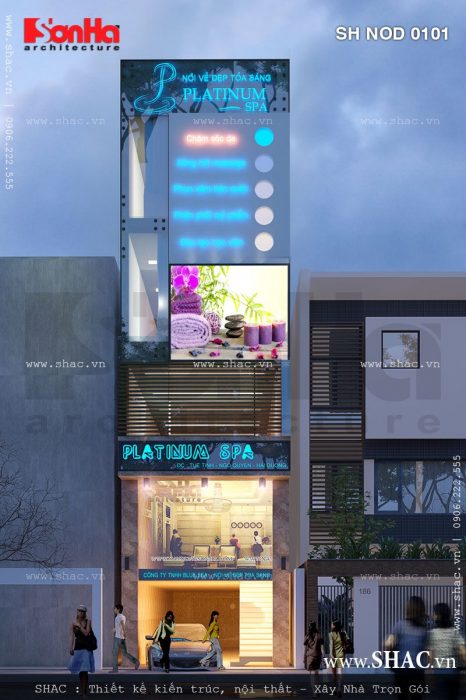 Nhà phố kết hợp kinh doanh spa chuyên nghiệp