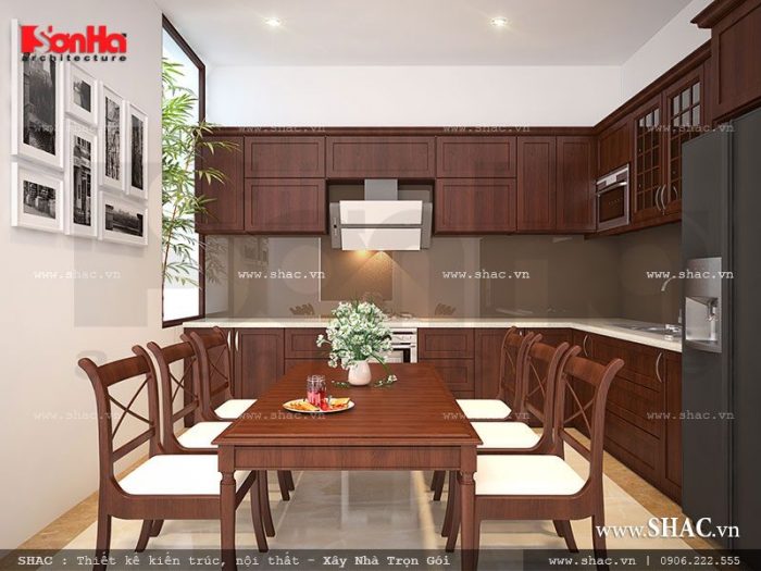 Phòng ăn ấm cúng