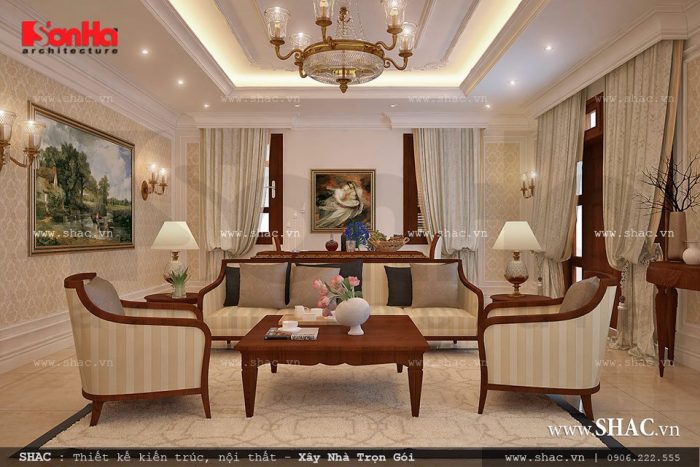 Phòng khách cổ điển