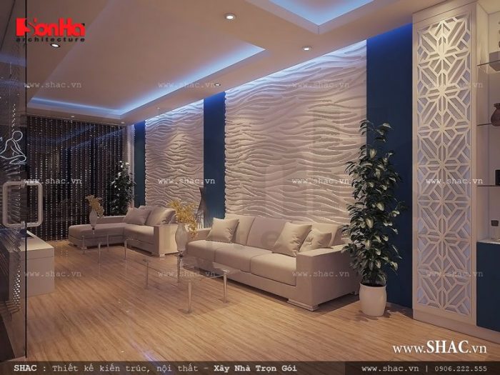Phòng khách chờ Spa đẹp