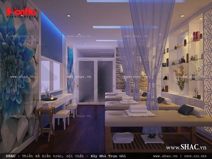 Phòng Spa massage tập thể