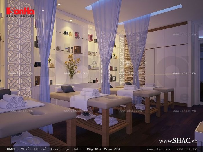 Thiết kế phòng massage đẹp