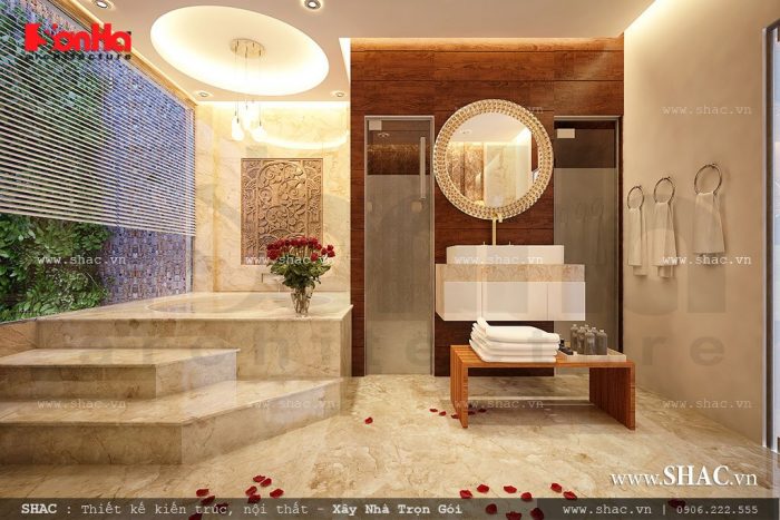 Thiết kế phòng xông hơi đẹp