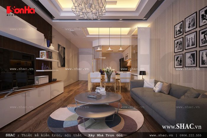 Phòng sinh hoạt chung cho cả gia đình