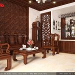 Phòng khách gỗ đẹp