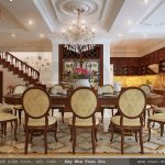 Phòng ăn Pháp sang trọng