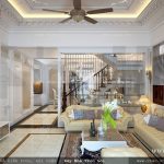 Phòng khách đẳng cấp phong cách Pháp