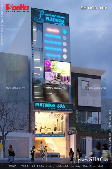 Spa có thiết kế đẹp và sang trọng