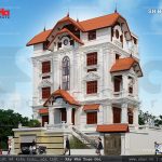 Biệt thự Pháp 5 tầng mái ngói đỏ - SH BTP 0043 2