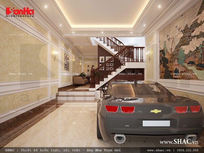 Nhà phố kiến trúc Pháp 3 tầng rưỡi mặt tiền 5m - SH NOP 0060 4