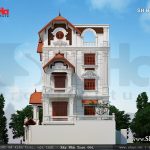 Kiến trúc biệt thự có đôi nét giống nhà ống