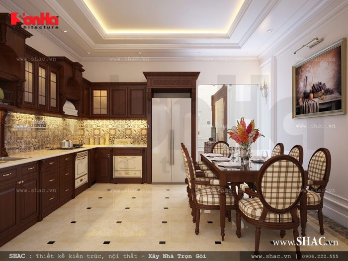 Nhà phố kiến trúc Pháp 3 tầng rưỡi mặt tiền 5m - SH NOP 0060 1