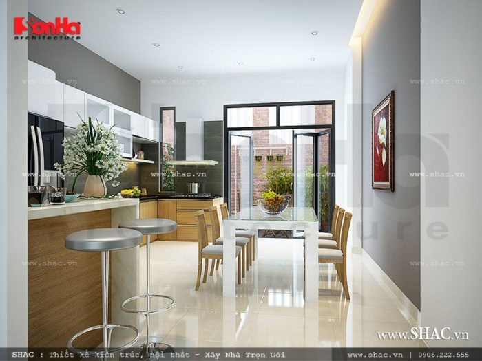 Bếp ăn hiện đại đẹp