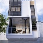 Nhà ống lệch tầng