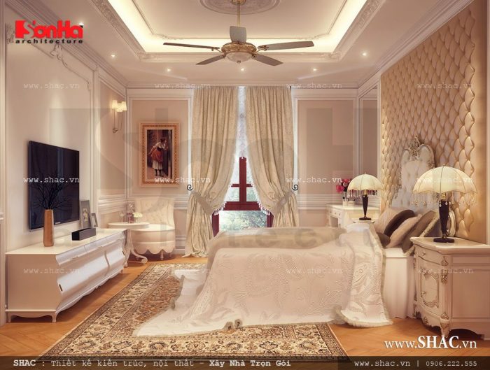 Phòng ngủ kiểu Pháp đẹp
