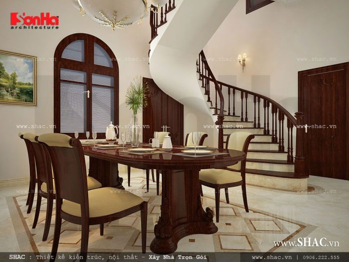 Phòng ăn sang trọng