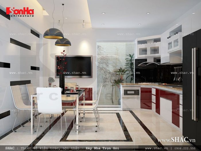 Phòng ăn đơn giản nhưng đẹp