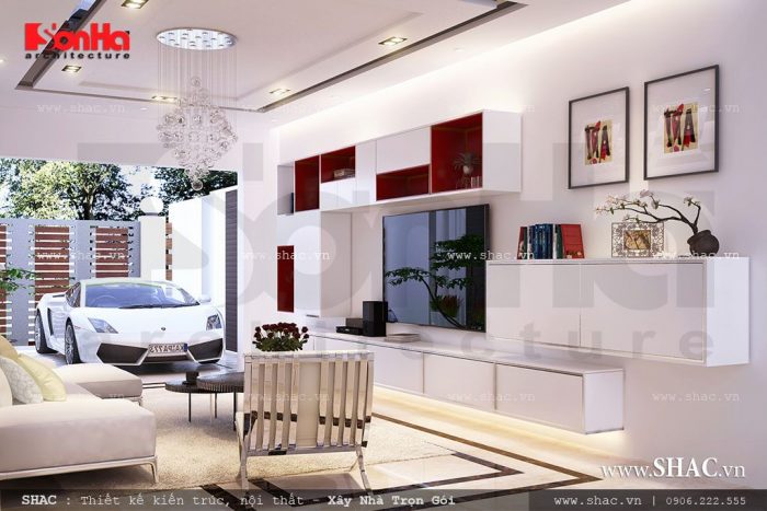 Phòng khách hiện đại và sang trọng