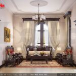 Phòng khách đẹp với đồ gỗ