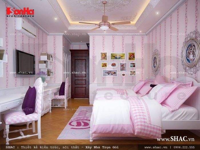 Phòng ngủ đẹp cho con gái