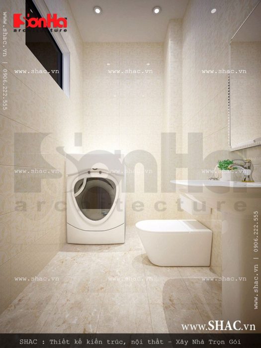 Nhà ống hiện đại 3 tầng 2 phòng ngủ - SH NOD 0103 2