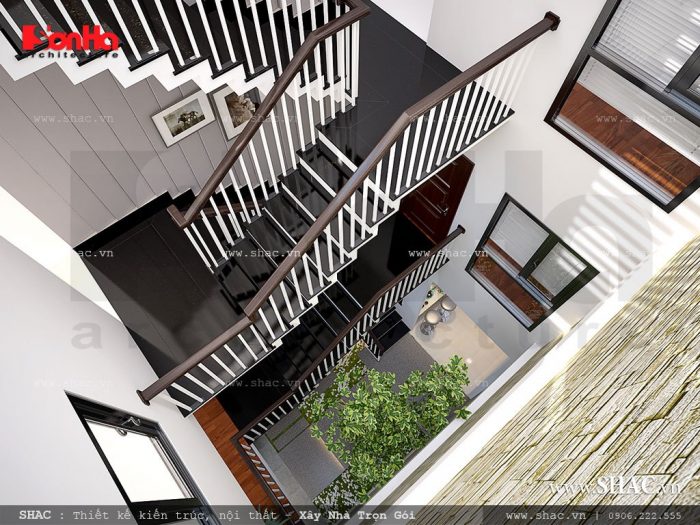 Sảnh thang của nhà phố