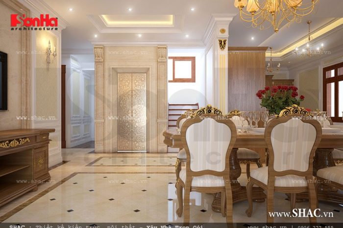 Sảnh thang máy và thang bộ